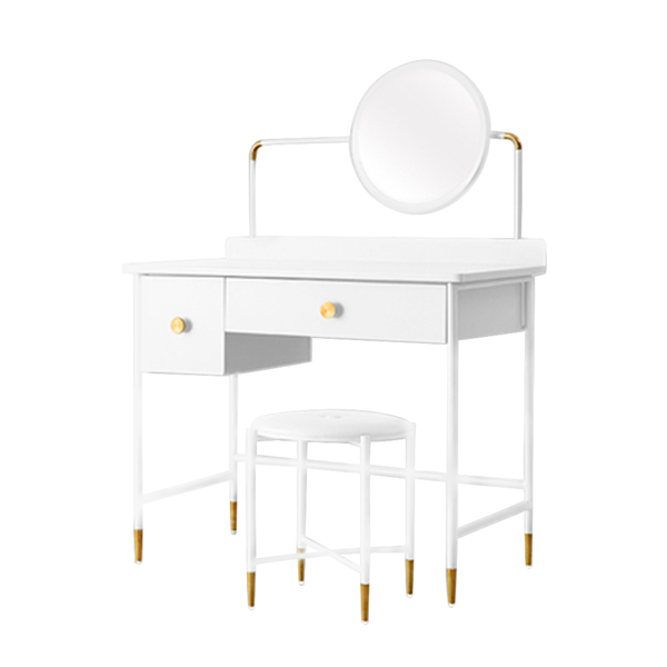 blanco one drawer dressing table