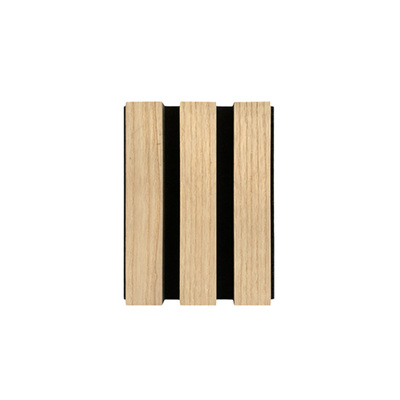Acoustic Slat Wood Wall Panel | Natural Grain Veneer | Ash | Noise Reduction 