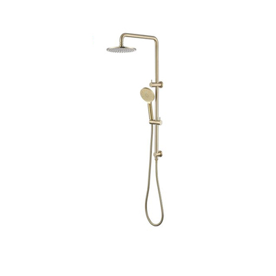 Shower Station | 2 In 1 | Round Head 250mm | Adjustable | Gold 