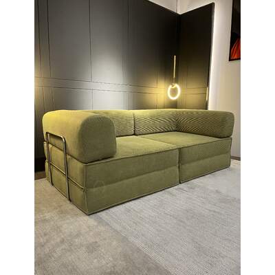 Sofapress | Compressible Sofa Bed | Teddy Split | TB-S-07 | 200*100*70 | Grass Green